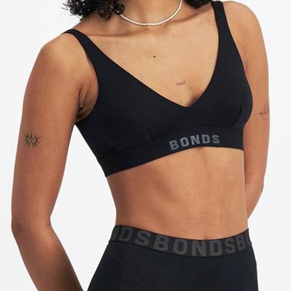 Women's Anti-Chafing Bralette Bra, Chafe Off Bralette Viscose/Bamboo Moisture - Picture 4 of 8